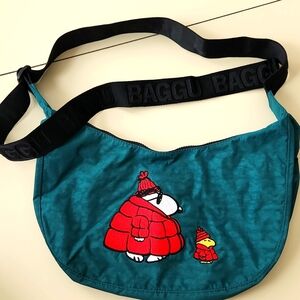 Puffer Snoopy and Woodstock baggu
